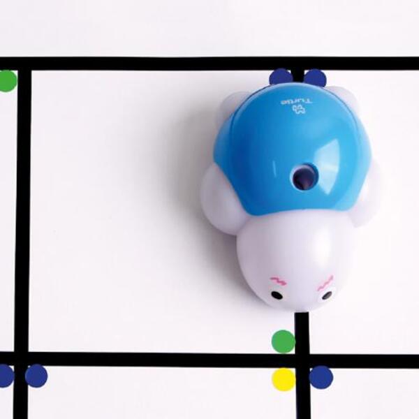 어린이 코딩 교육 AI 터틀 로봇 (그린) + USB 동글 (PC연결용)