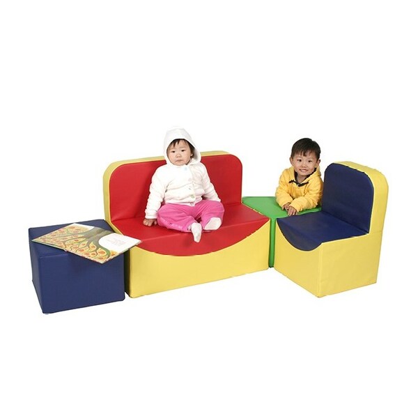 유아 쿠션 소파 의자 - 소파세트 (방염/항균)